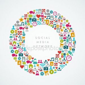 depositphotos 31496751 stock illustration social media network icons circle 300x300, Social Media y la Experiencia del Consumidor